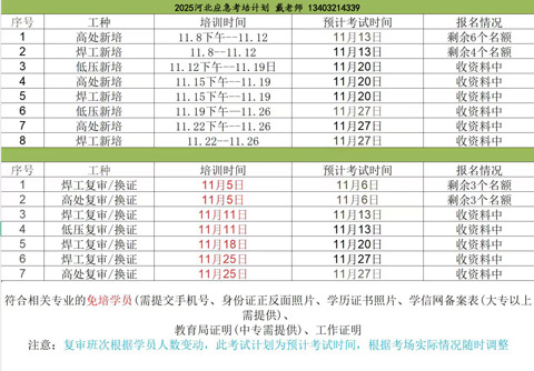 河北電工證培訓(xùn)官方報(bào)名,11月電工證培訓(xùn)考試